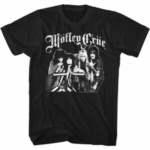 Motley Crue Crue Crew Black Adult T-Shirt